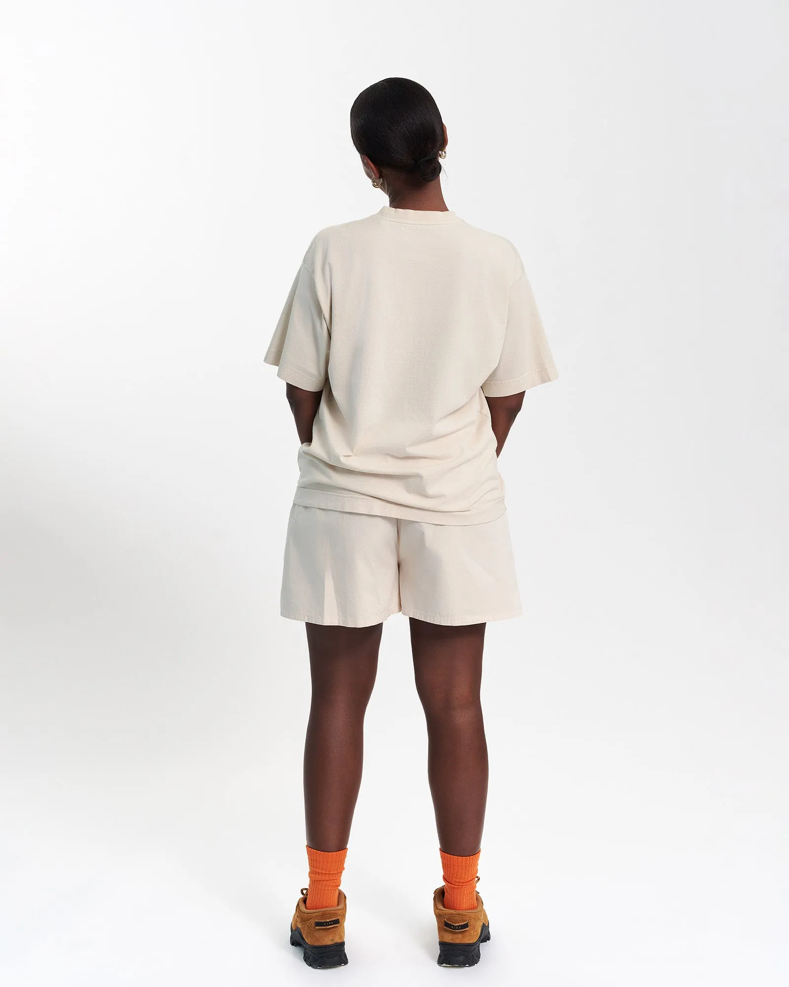 Oversized Organic T-Shirt - Faded Pink