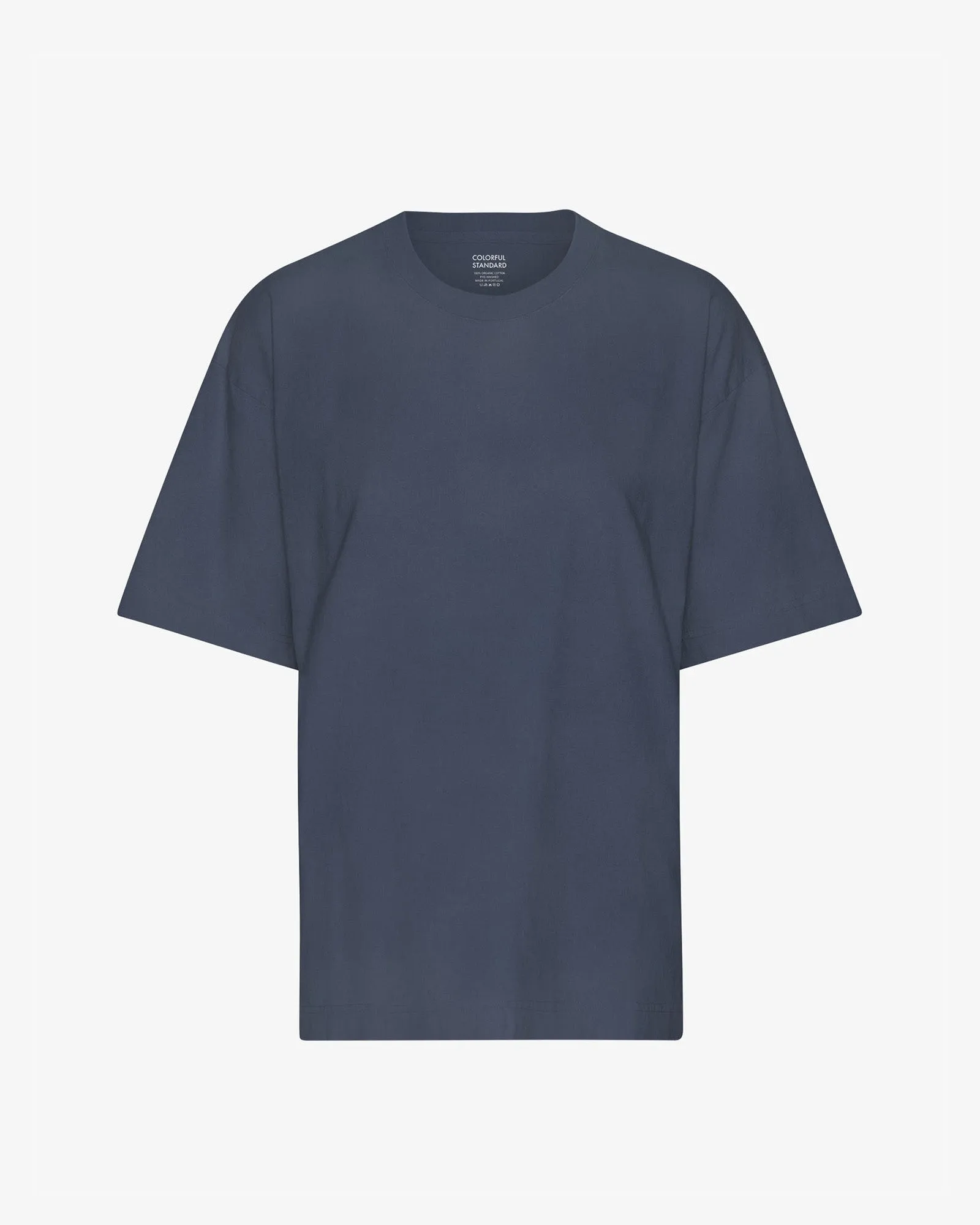 Oversized Organic T-Shirt - Neptune Blue