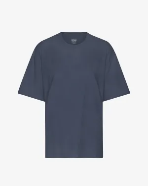Oversized Organic T-Shirt - Neptune Blue