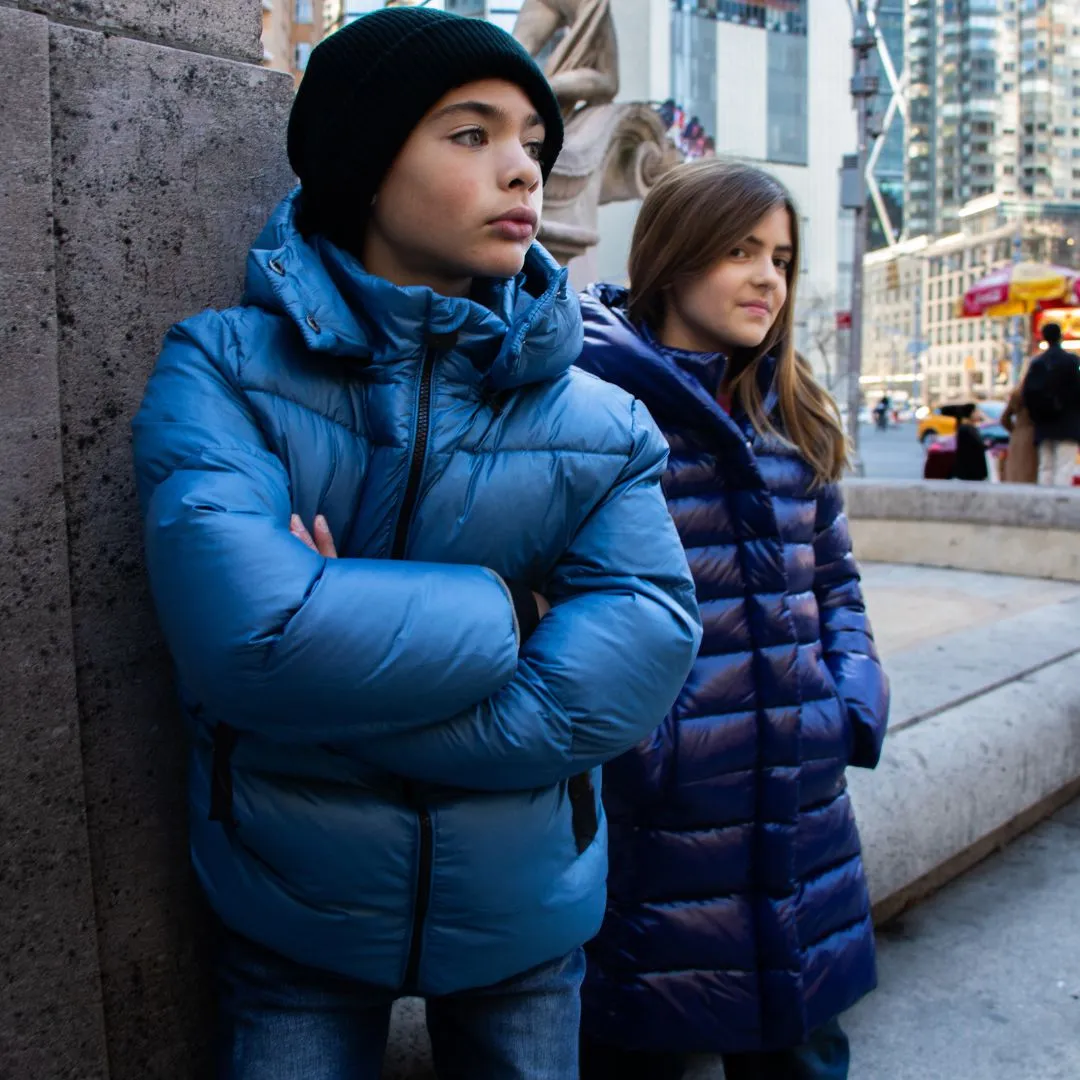 Park Ave Puffer | Light Blue