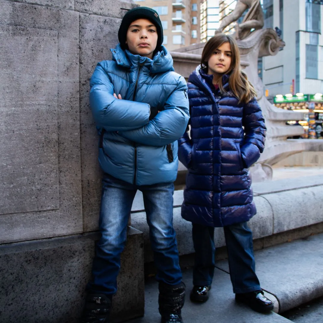 Park Ave Puffer | Light Blue