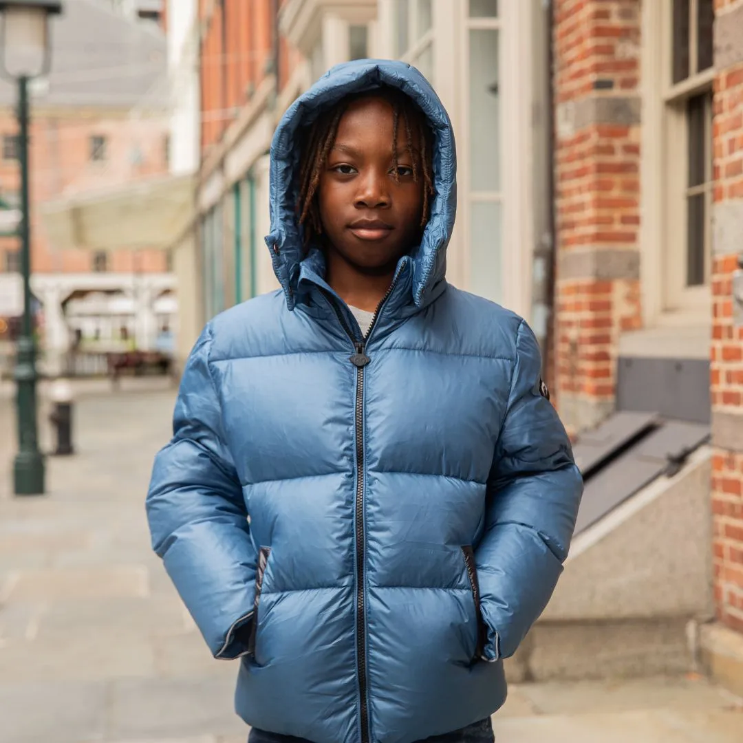 Park Ave Puffer | Light Blue