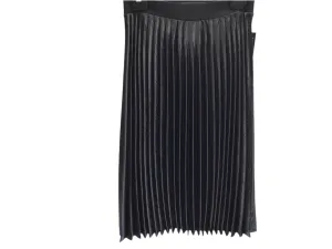 Pleated Satin Skirt 615