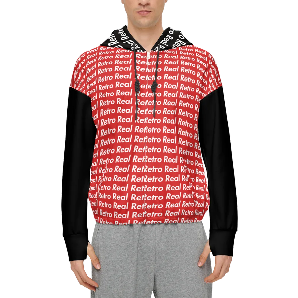 Real Retro 1 Men’s Relaxed Fit Full-Zip Hoodie