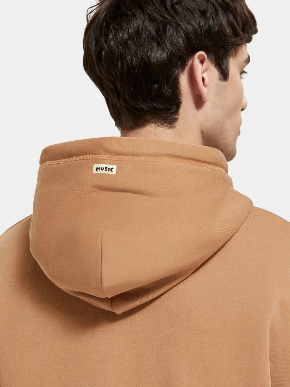 Relaxed-fit artwork hoodie