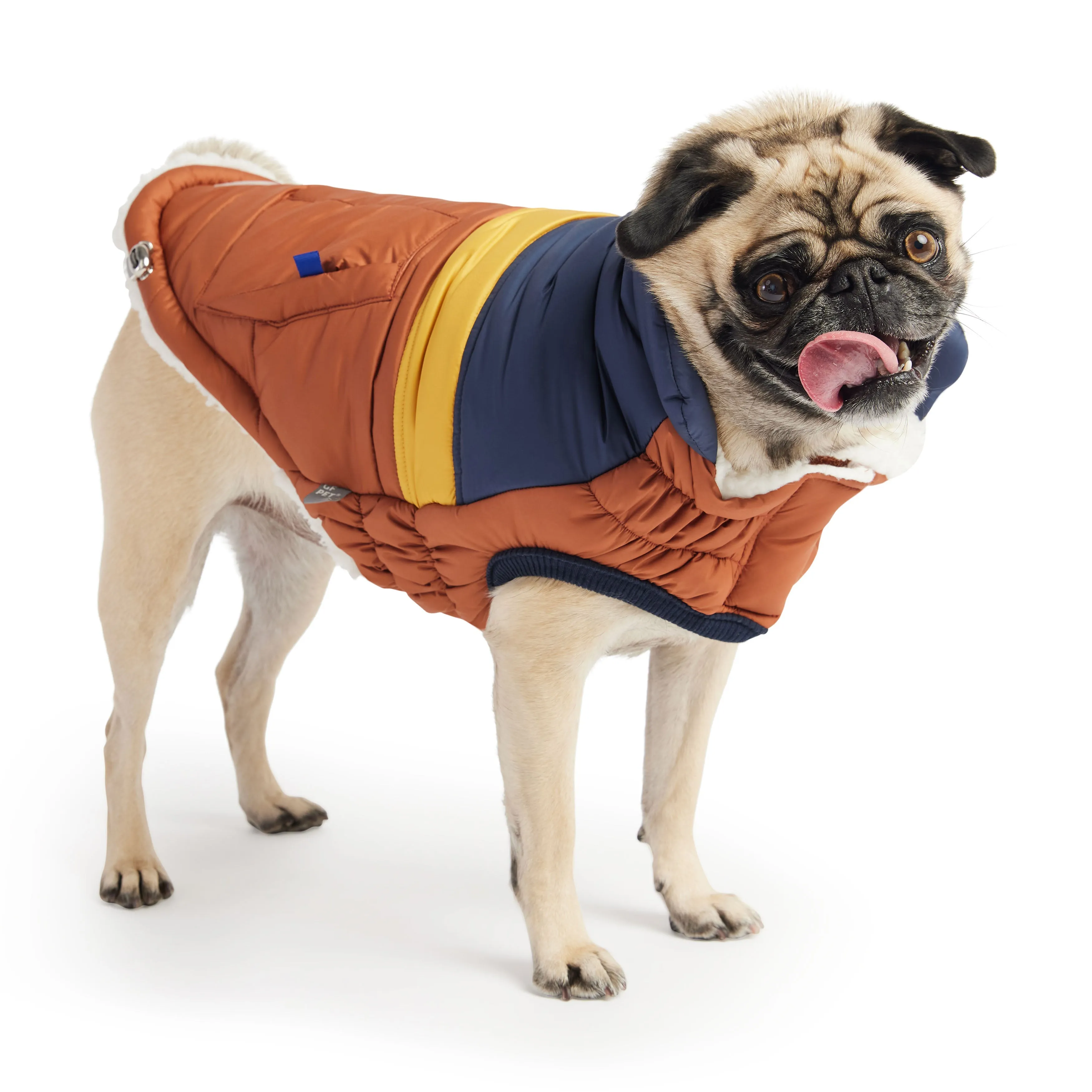 Retro Puffer Dog Coat - Hazel