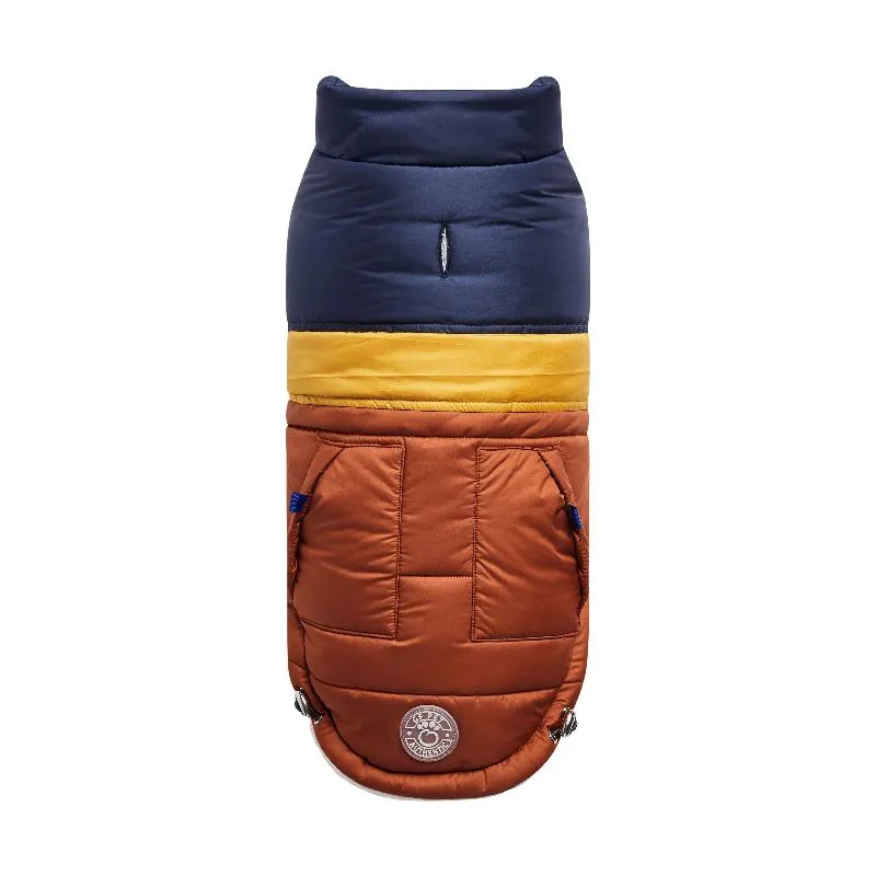 Retro Puffer Dog Coat - Hazel