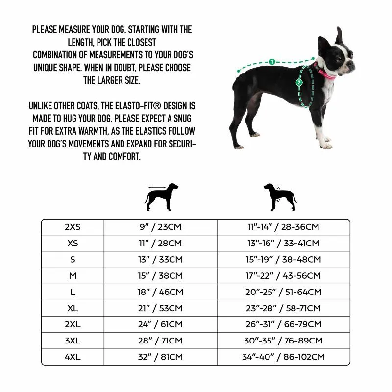 Retro Puffer Dog Coat - Hazel