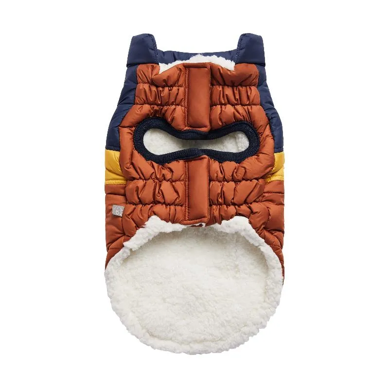 Retro Puffer Dog Coat - Hazel