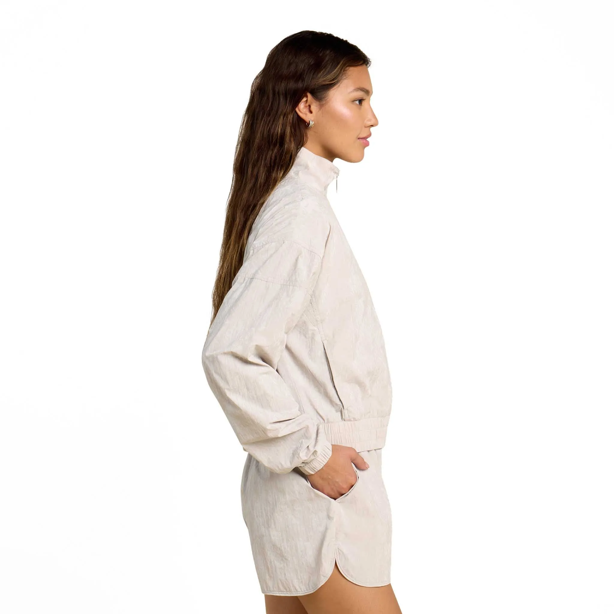 Retro Windbreaker | Pebble