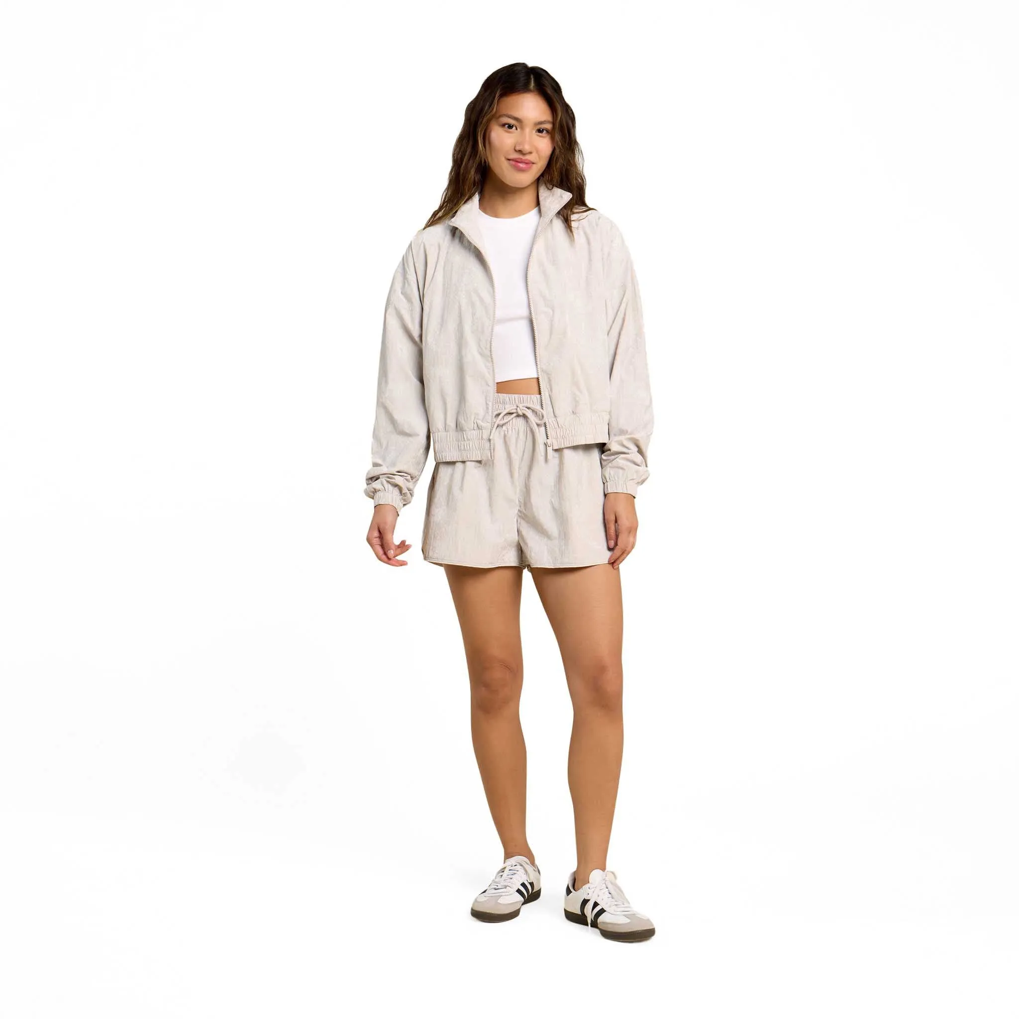 Retro Windbreaker | Pebble