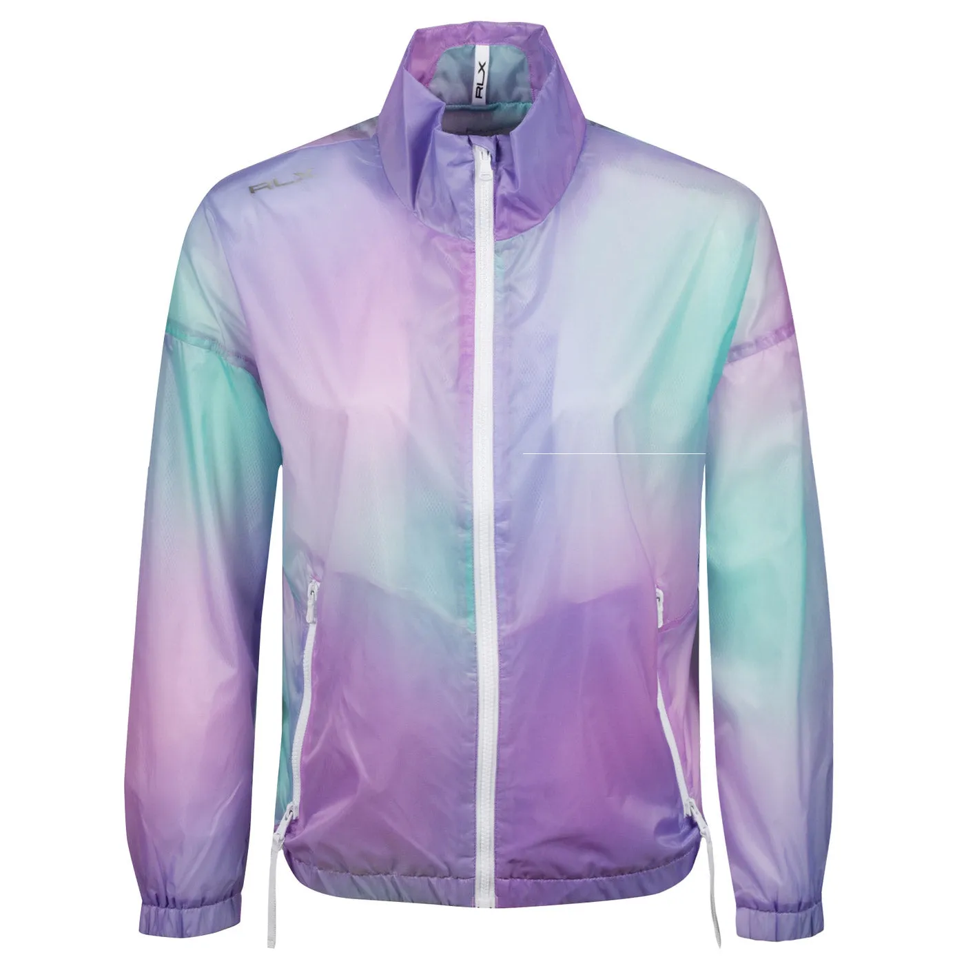 RLX Ralph Lauren Printed Windbreaker Womens Golf Jacket