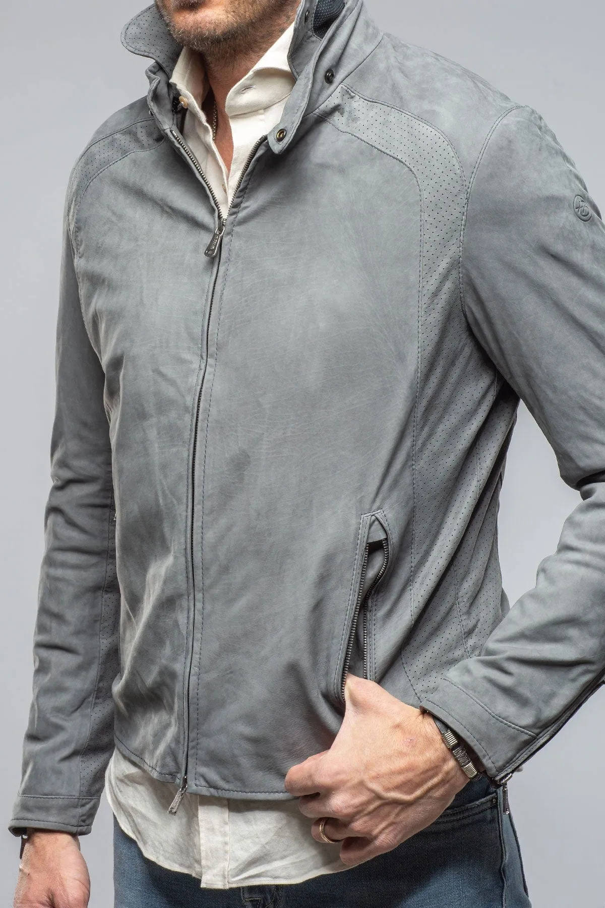 San Remo Race Jacket In Grey Taupe