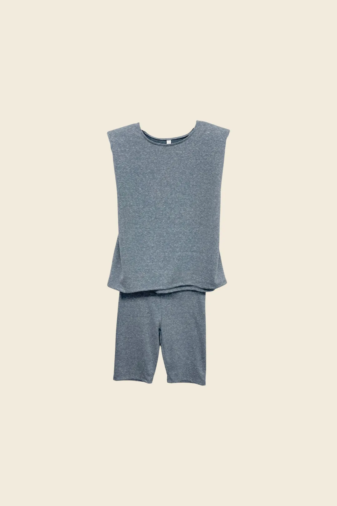 SHOULDER PAD BIKER SHORTS SET