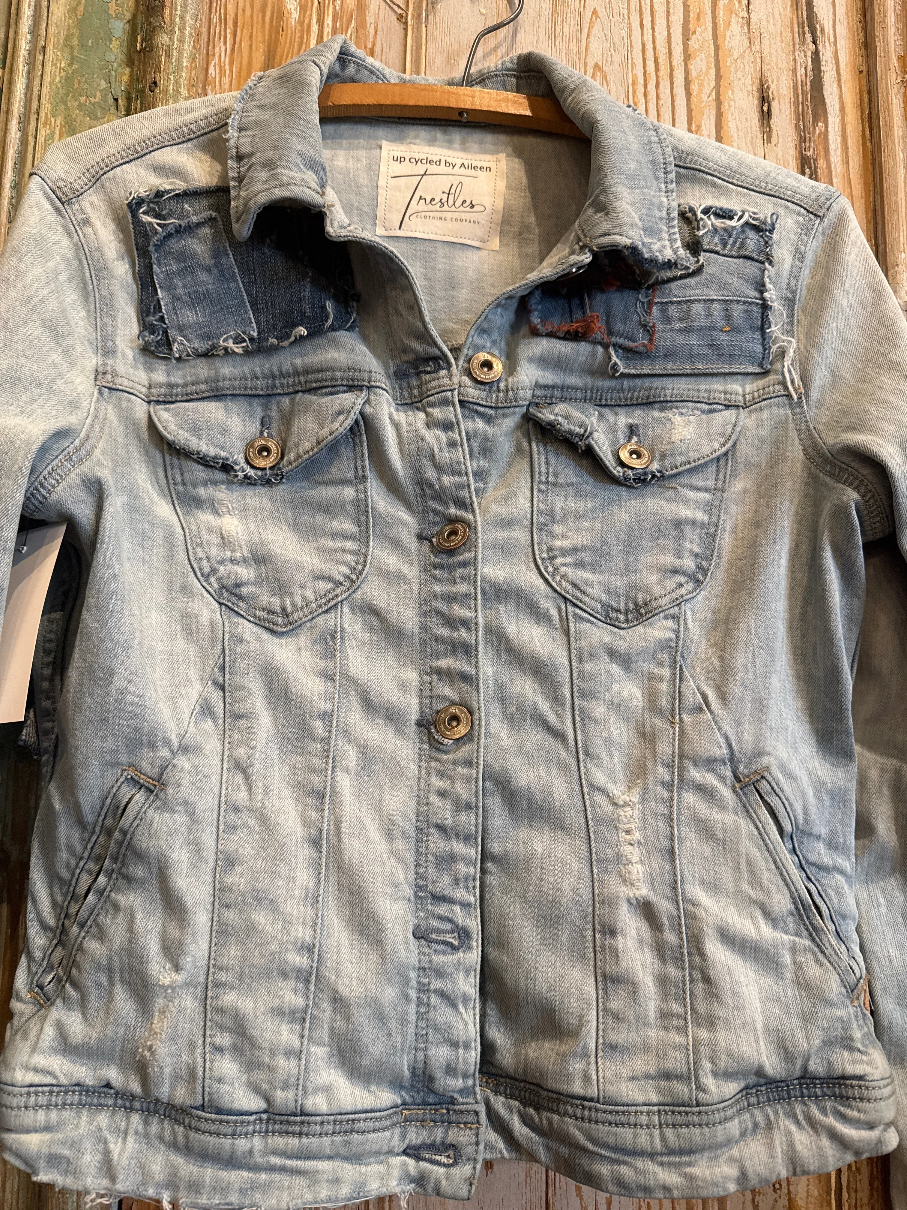 Small Distressed Denim Jacket