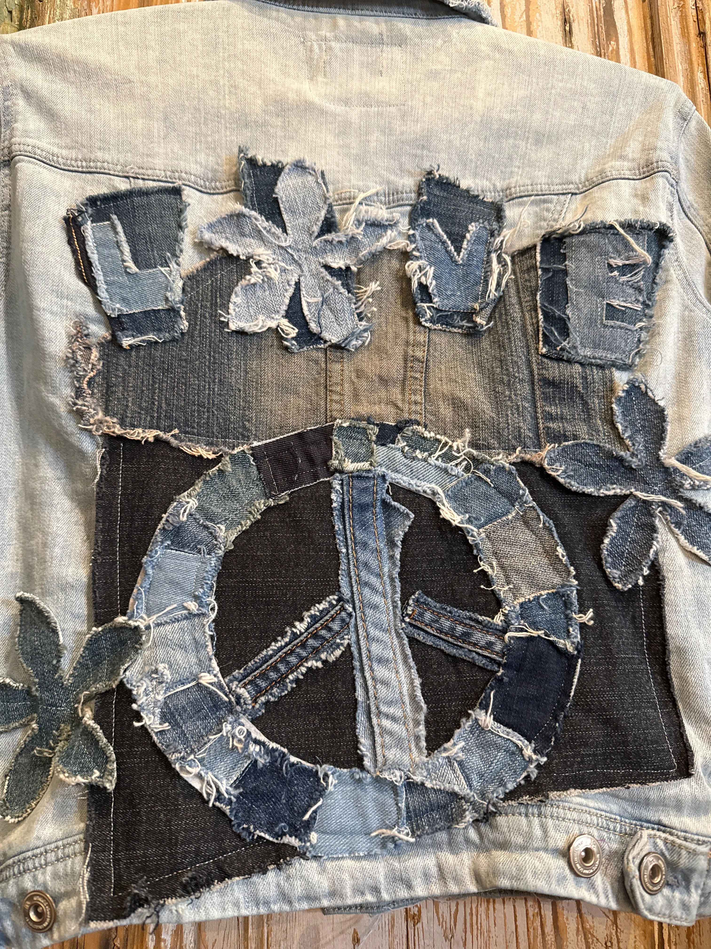 Small Distressed Denim Jacket