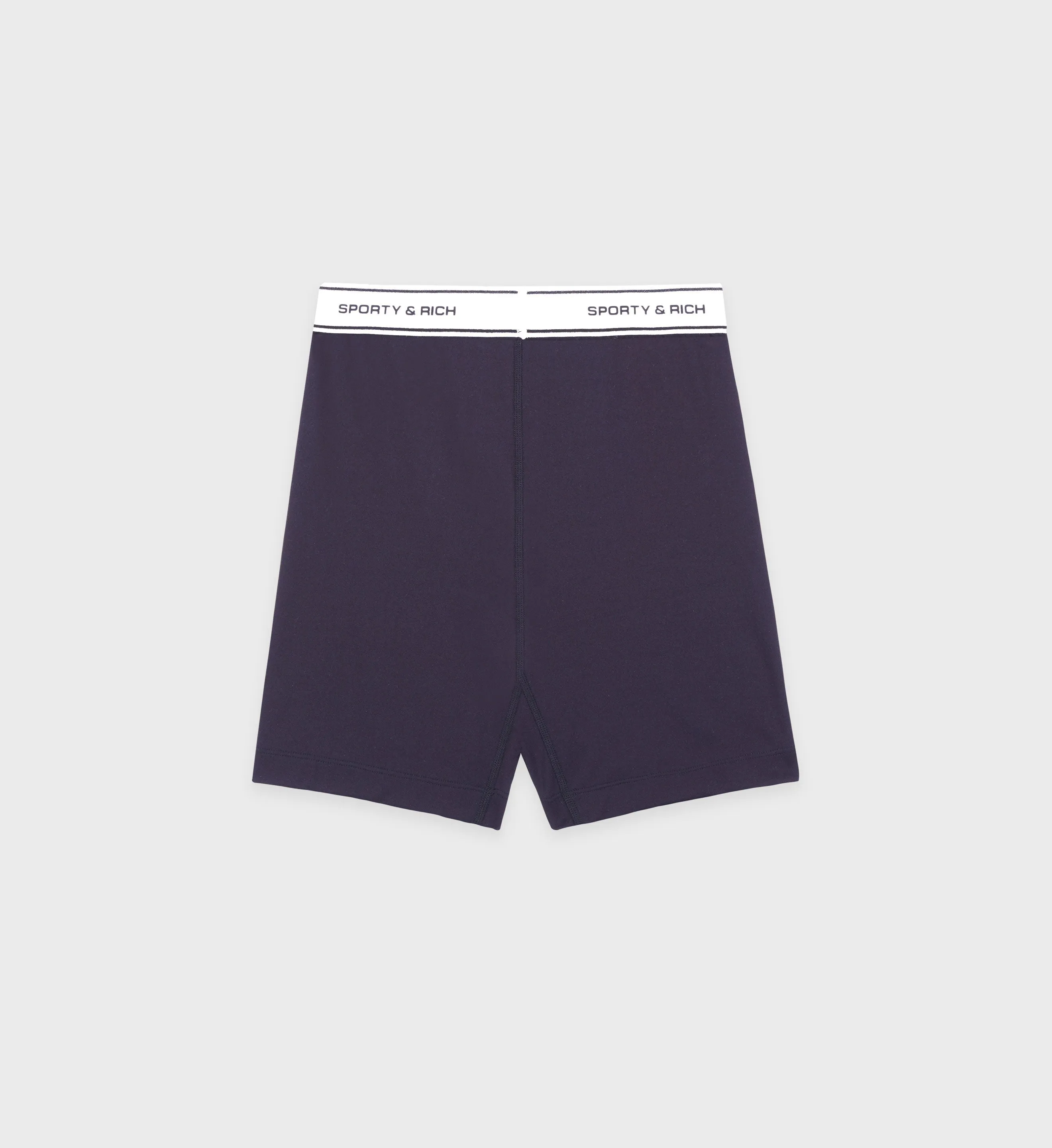 SR Bold Biker Short - Slate Blue/White