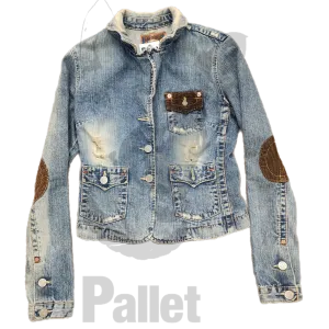 True Religion -"Corduroy Patch Denim Jacket" -Size Small