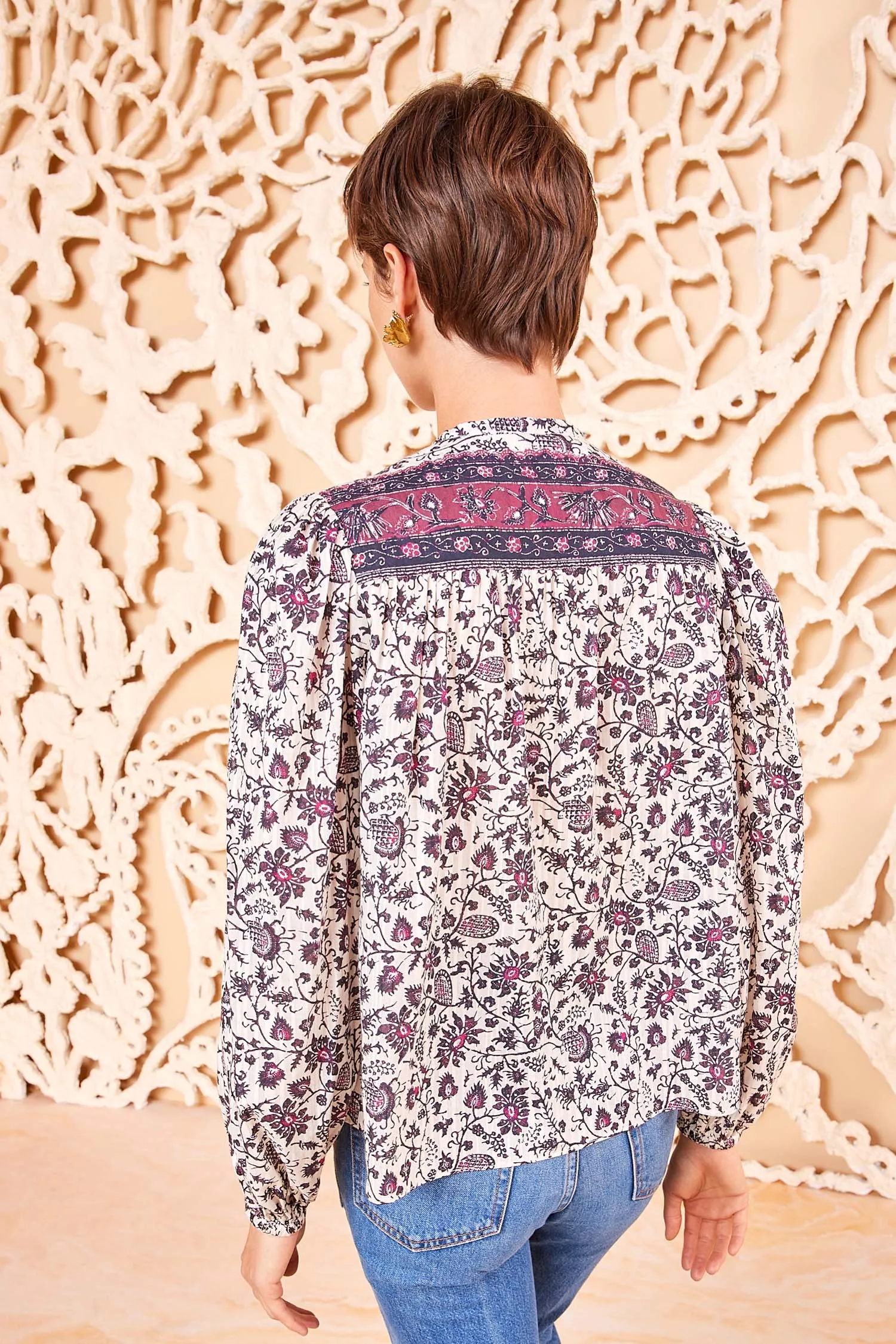 ULLA JOHNSON TILLIE BLOUSE