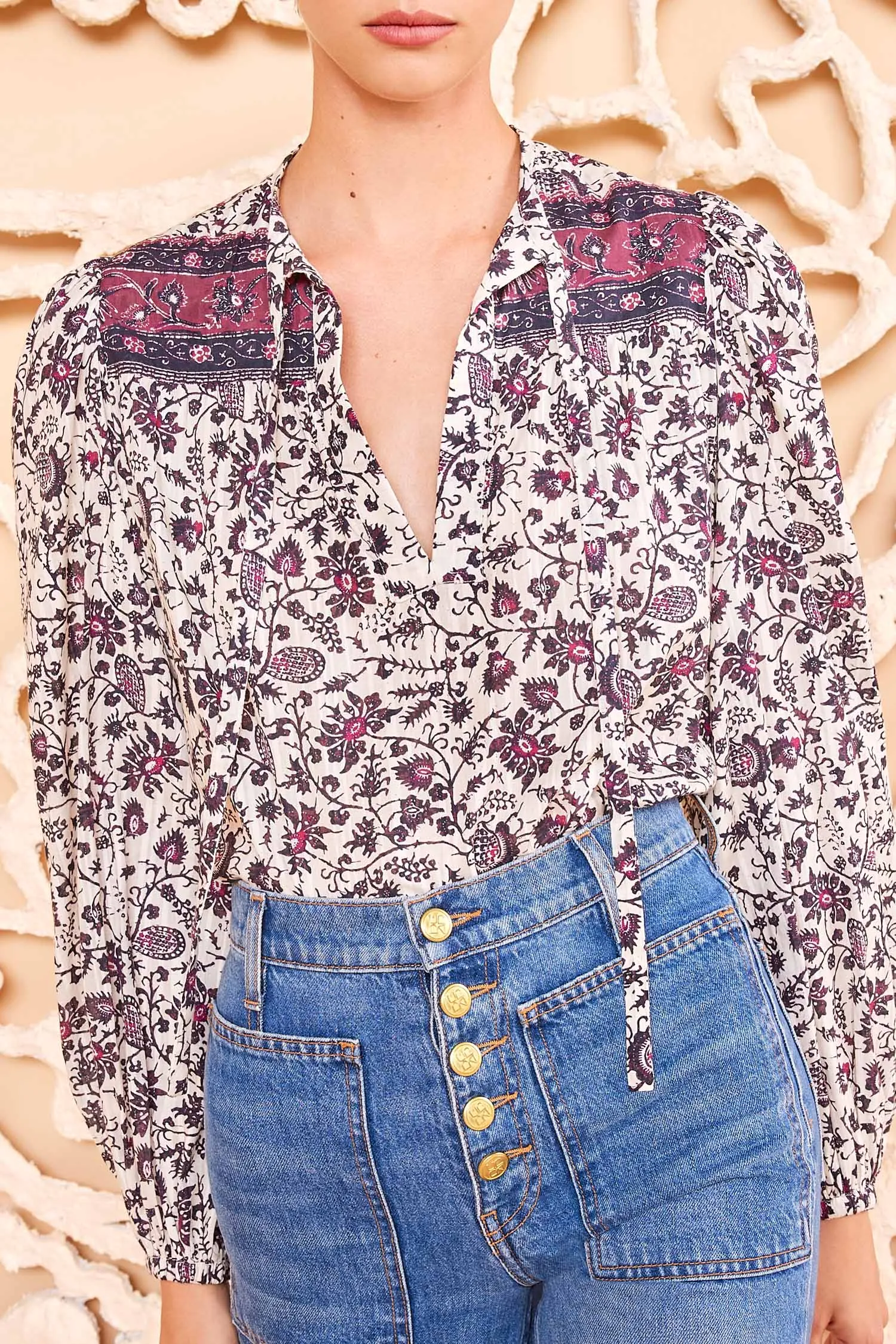 ULLA JOHNSON TILLIE BLOUSE