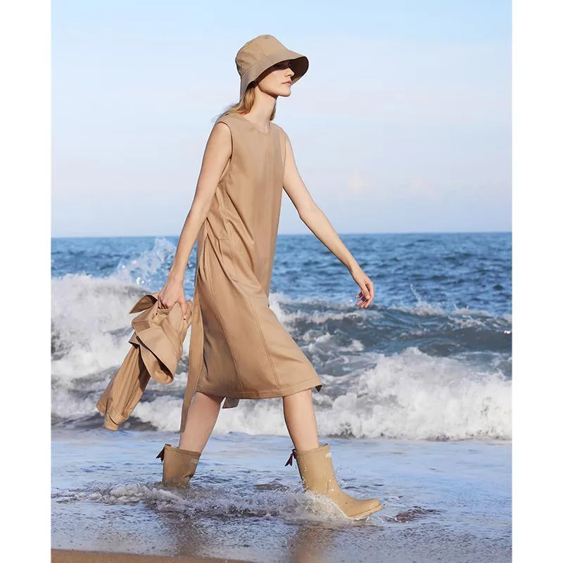 Worsted Wool Trench Coat (Jacket Vest Dress)