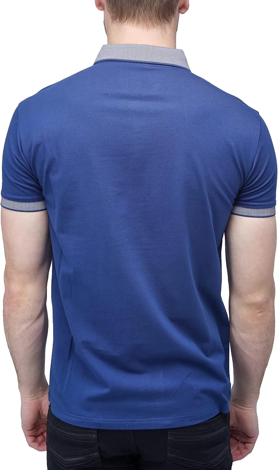 X RAY Men's Polo Shirts Short Sleeve, Slim Performance Stretch Cotton Golf Polos for Men